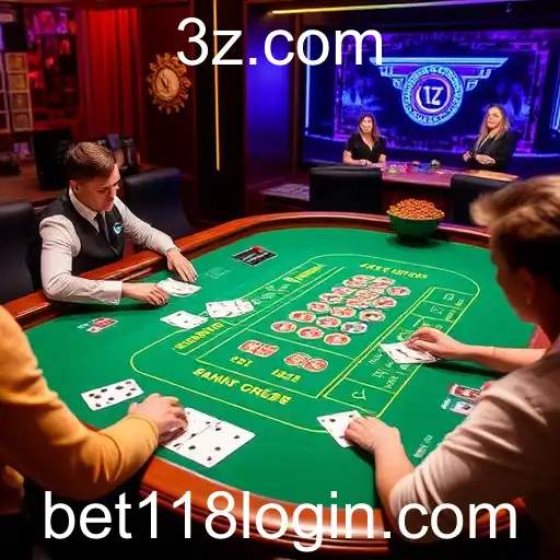 A Emoção dos Cassinos Ao Vivo no 'bet118 login'